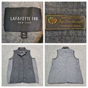 Lafayette 148 NY Loro‎ Piana Wool Vest Jacket Women Sz. XL
